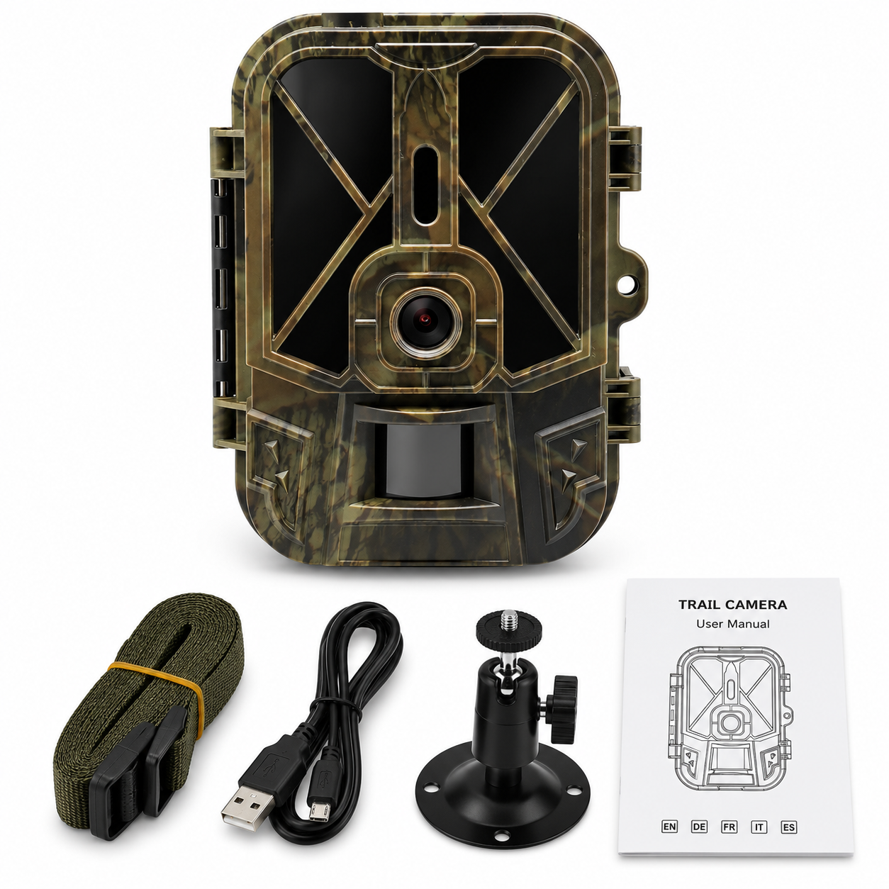 Caméra de Chasse 4G Vision Nocturne, PIR 120° avec Application