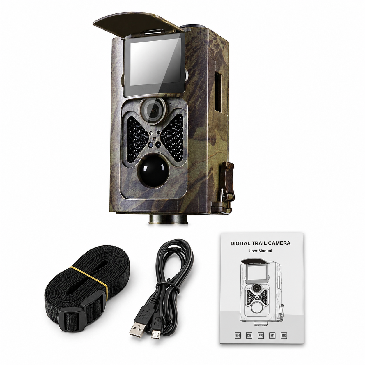 Caméra de Chasse Grand Angle 120° Full HD
