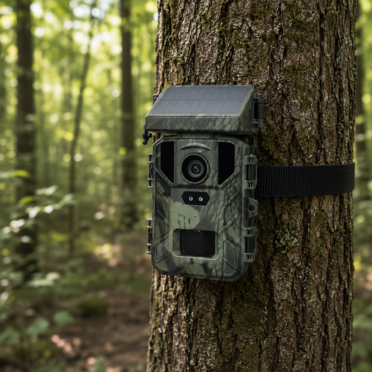 Caméra de Chasse Solaire 4K