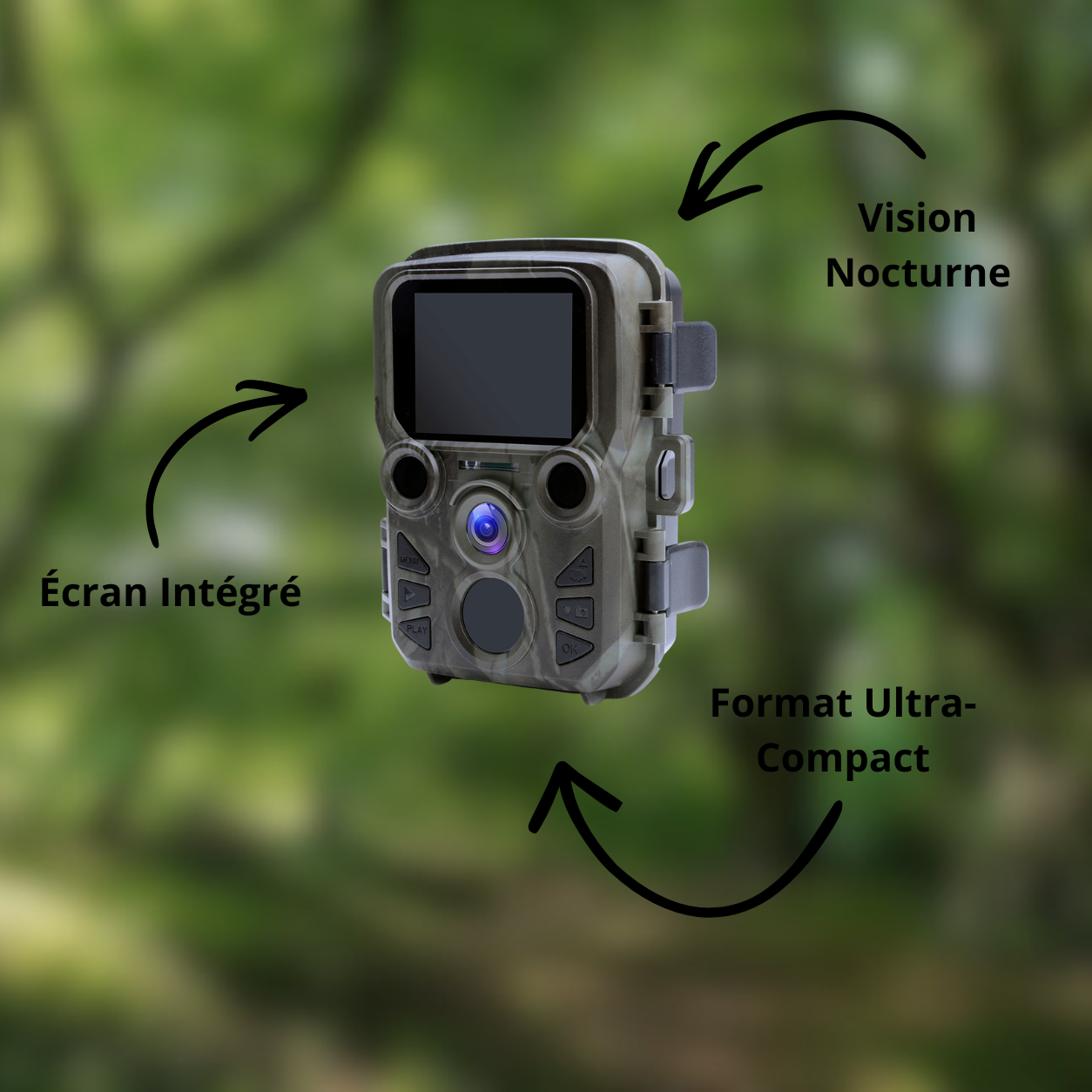 Caméra de chasse Mini Vision Nocturne Haute Définition